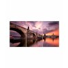 Obraz Prask most 140x35  cm, 4 dly
