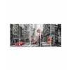 Obraz reprodukce New York červený 50x50  cm, 4 díly