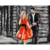 Obraz reprodukce New York erven 80x80  cm, 4 dly