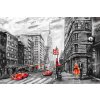 Obraz reprodukce New York erven 80x80  cm, 4 dly