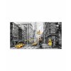Obraz reprodukce New York žlutý 100x100  cm, 4 díly