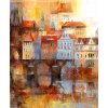 Obraz snov prask panorma - oranov 100x100  cm, 4 dly