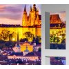 Obraz veern Praha za oknem 150x130  cm