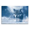 Obraz vlk v zim 100x45  cm
