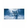 Obraz vlk v zim 100x45  cm