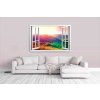 3D obraz Vhled do barevn krajiny 90x60  cm