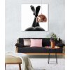 Obraz ensk tvary 50x30  cm