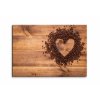 Obraz zrnka kvy ve tvaru srdce 150x100  cm
