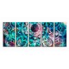 Ptidln obraz vesmrn mandala 150x80  cm