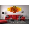 Vcedln obraz Abstraktn strom 150x80  cm, 5 dl
