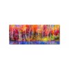 Vcedln obraz - Barevn les 150x60  cm