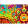 Vcedln obraz - Hippie mandaly 90x60  cm